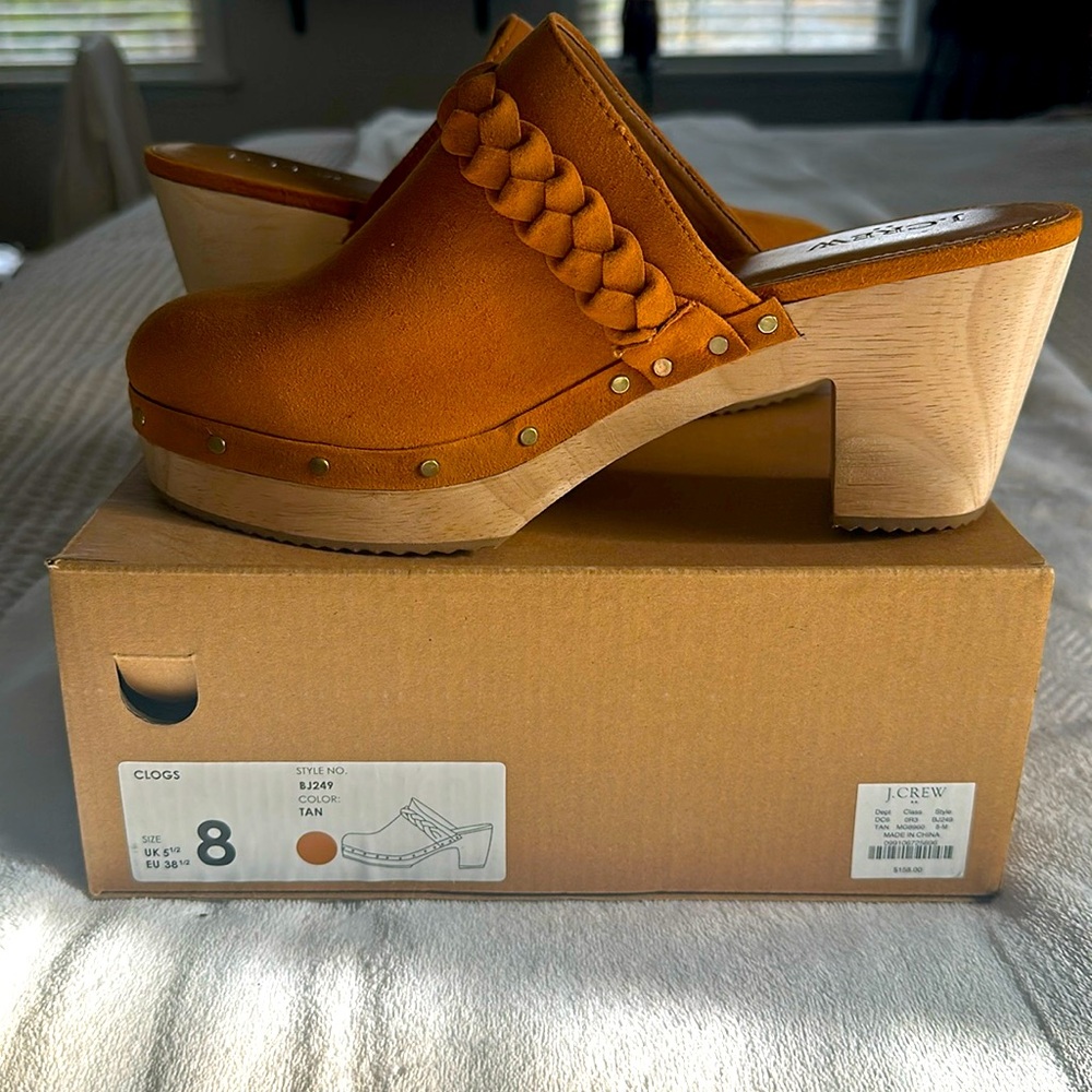Brand new JCrew clogs